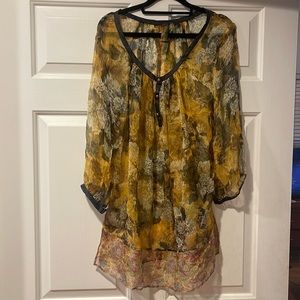 Aratta Silent Journey Silk Blouse size M